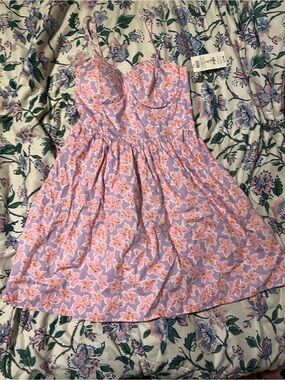 Floral Lavender Pink Sundress